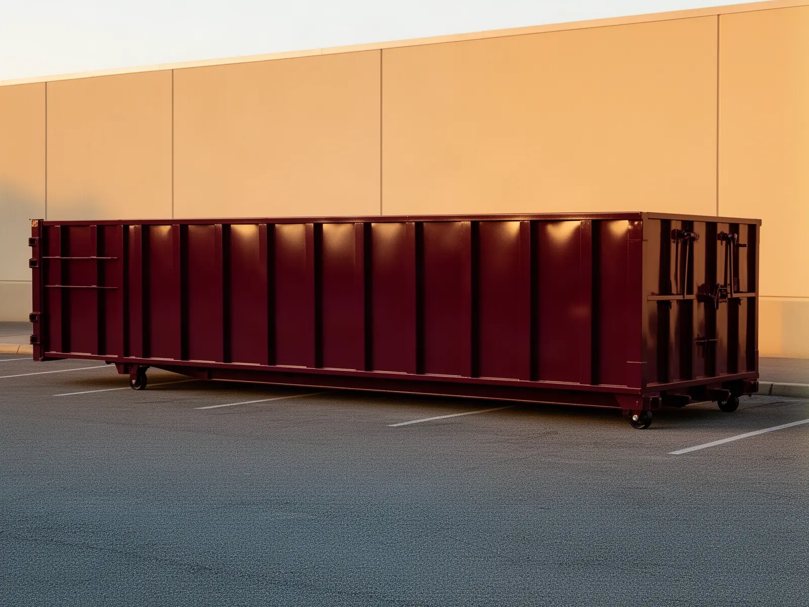 Roll-off dumpster from Lucky Seven Dumpster Depot in Denton, TX
